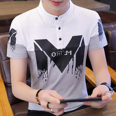 Bluză casual bărbătească cu mâneci scurte - mai multe modele