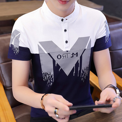 Bluză casual bărbătească cu mâneci scurte - mai multe modele