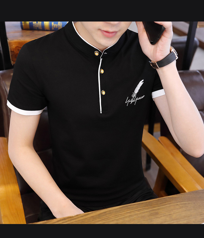 Bluză casual bărbătească cu mâneci scurte - mai multe modele