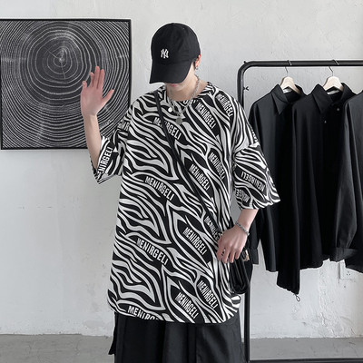 Muška majica kratkih rukava i ovalnog izreza - široki model