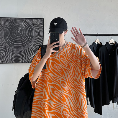 Muška majica kratkih rukava i ovalnog izreza - široki model