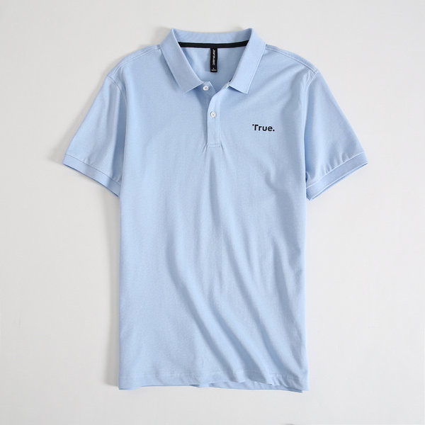 Bluză pentru bărbați într-o singură culoare cu inscripție