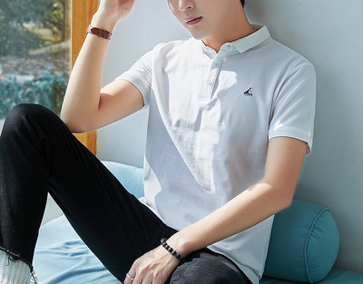 Bluză casual pentru bărbați cu nasturi și guler clasic