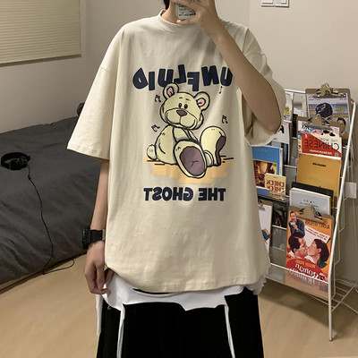 Muška casual majica s kratkim rukavima i aplikacijom