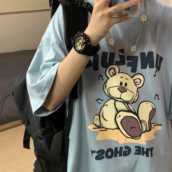 Muška casual majica s kratkim rukavima i aplikacijom