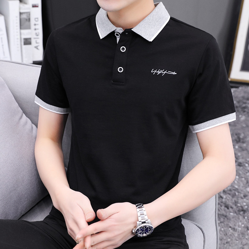 Bluza de vara pentru barbati cu guler clasic