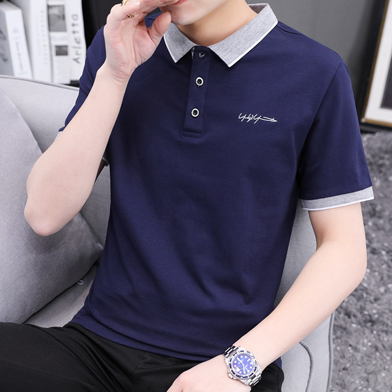 Bluza de vara pentru barbati cu guler clasic