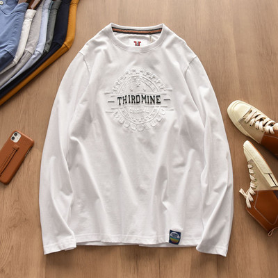 Ανδρικό μπλουζάκι νέου μοντέλου με οβάλ λαιμόκοψη και κοντά μανίκια σε διάφορα χρώματα