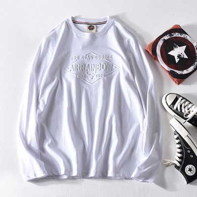 Ανδρικό μπλουζάκι νέου μοντέλου με οβάλ λαιμόκοψη και κοντά μανίκια σε διάφορα χρώματα