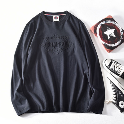 Ανδρικό μπλουζάκι νέου μοντέλου με οβάλ λαιμόκοψη και κοντά μανίκια σε διάφορα χρώματα