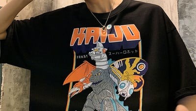 Tricou casual barbatesc cu decolteu rotund si aplicatie