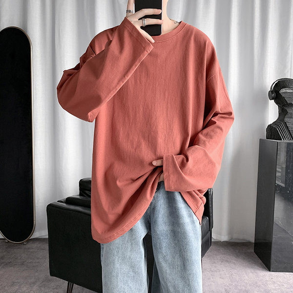 Muška ležerna bluza s ovalnim izrezom