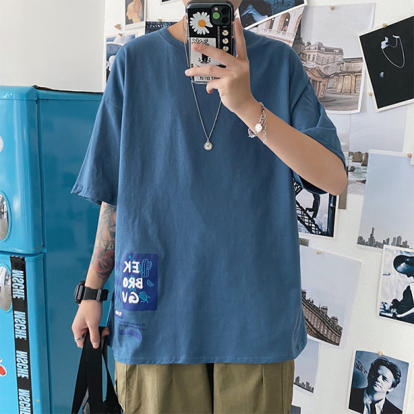 Tricou barbatesc cu maneca scurta in trei culori - model larg