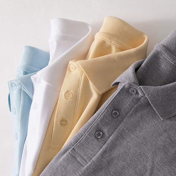 Tricou barbatesc cu nasturi si guler clasic in mai multe culori