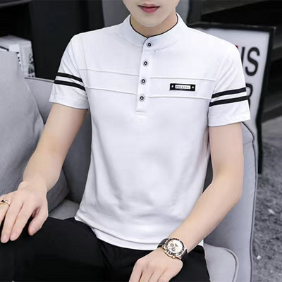 Bluză casual într-o singură culoare, cu guler clasic