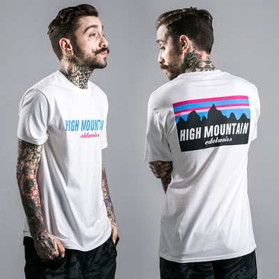 Tricou barbatesc model nou cu imprimeu si maneci scurte in mai multe culori