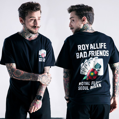 Tricou barbatesc model nou cu imprimeu si maneci scurte in mai multe culori