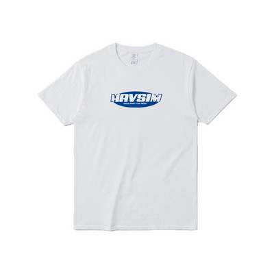 Tricou barbatesc model nou cu imprimeu si maneci scurte in mai multe culori