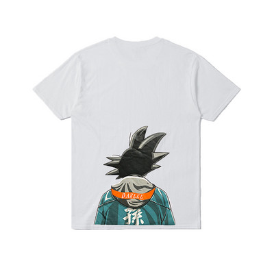 Tricou barbatesc model nou cu imprimeu si maneci scurte in mai multe culori