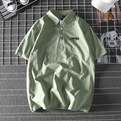 Bluză model larg cu mâneci scurte și inscripție