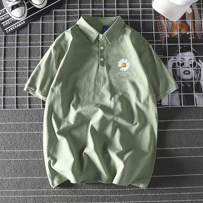 Bluză model larg cu mâneci scurte și inscripție