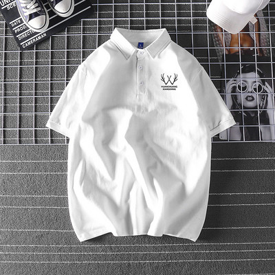 Bluză model larg cu mâneci scurte și inscripție