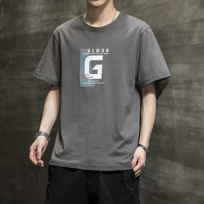 Tricou casual barbatesc cu imprimeu in mai multe culori