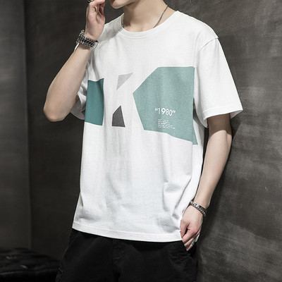 Tricou casual barbatesc cu imprimeu in mai multe culori