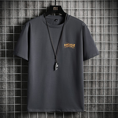 Tricou barbatesc model nou cu imprimeu si maneci scurte - mai multe culori