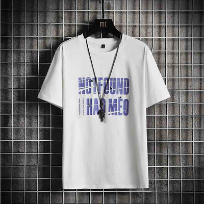 Tricou barbatesc model nou cu imprimeu si maneci scurte - mai multe culori