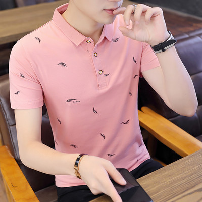 Ljetna muška bluza s klasičnom kragnom i kratkim rukavima