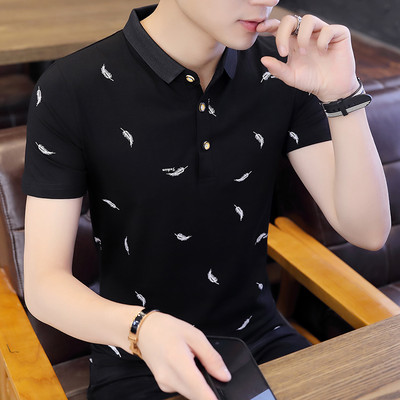 Ljetna muška bluza s klasičnom kragnom i kratkim rukavima