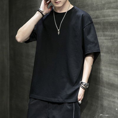 Bluză casual bărbătească cu decolteu rotund și mâneci lungi - mai multe culori