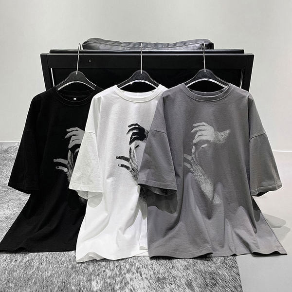 Tricou larg barbatesc in trei culori model larg