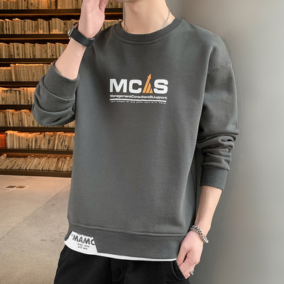 Novi model muške bluze sa ovalnim izrezom i dugim rukavima - više boja