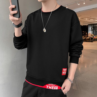 Novi model muške bluze sa ovalnim izrezom i dugim rukavima - više boja