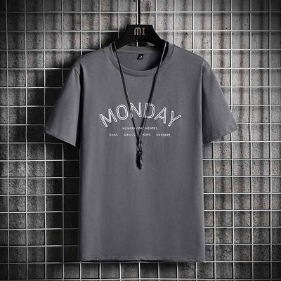 Ανδρικό μπλουζάκι νέο μοντέλο με οβάλ λαιμόκοψη και απλικέ