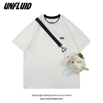 Tricou barbatesc model nou cu decolteu oval si maneci scurte