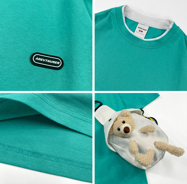 Tricou barbatesc model nou cu decolteu oval si maneci scurte