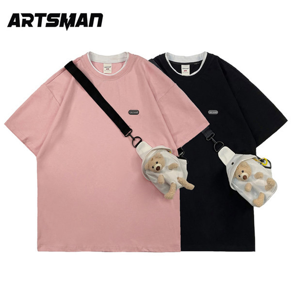 Tricou barbatesc model nou cu decolteu oval si maneci scurte