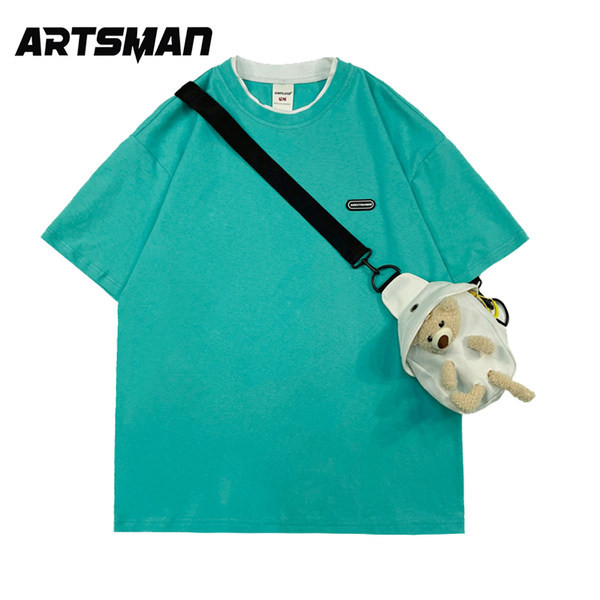 Tricou barbatesc model nou cu decolteu oval si maneci scurte