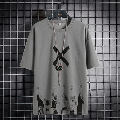 Tricou barbatesc model nou cu decolteu oval in mai multe culori