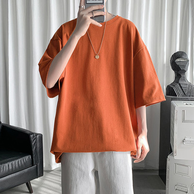 Tricou bărbați model uni - model larg