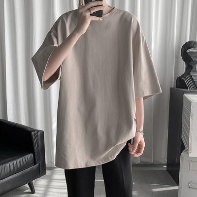 Tricou bărbați model uni - model larg