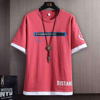 Tricou barbatesc model nou cu aplicatie si decolteu oval - mai multe culori