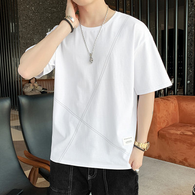 Tricou casual barbatesc cu maneca scurta - model simplu