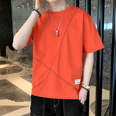 Tricou casual barbatesc cu maneca scurta - model simplu