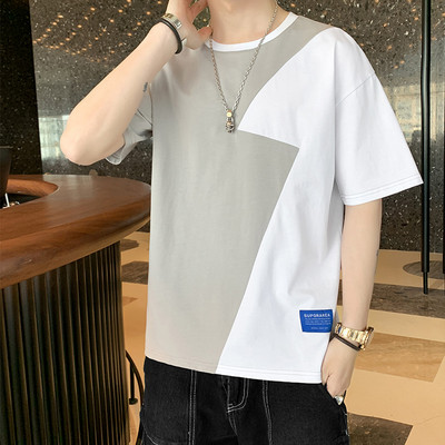 Tricou casual barbatesc cu maneca scurta - model simplu