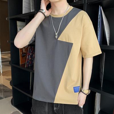 Tricou casual barbatesc cu maneca scurta - model simplu