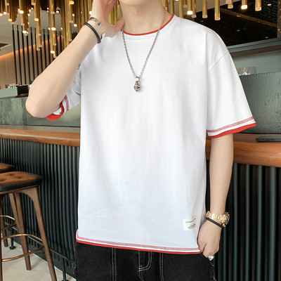 Tricou casual barbatesc cu maneca scurta - model simplu